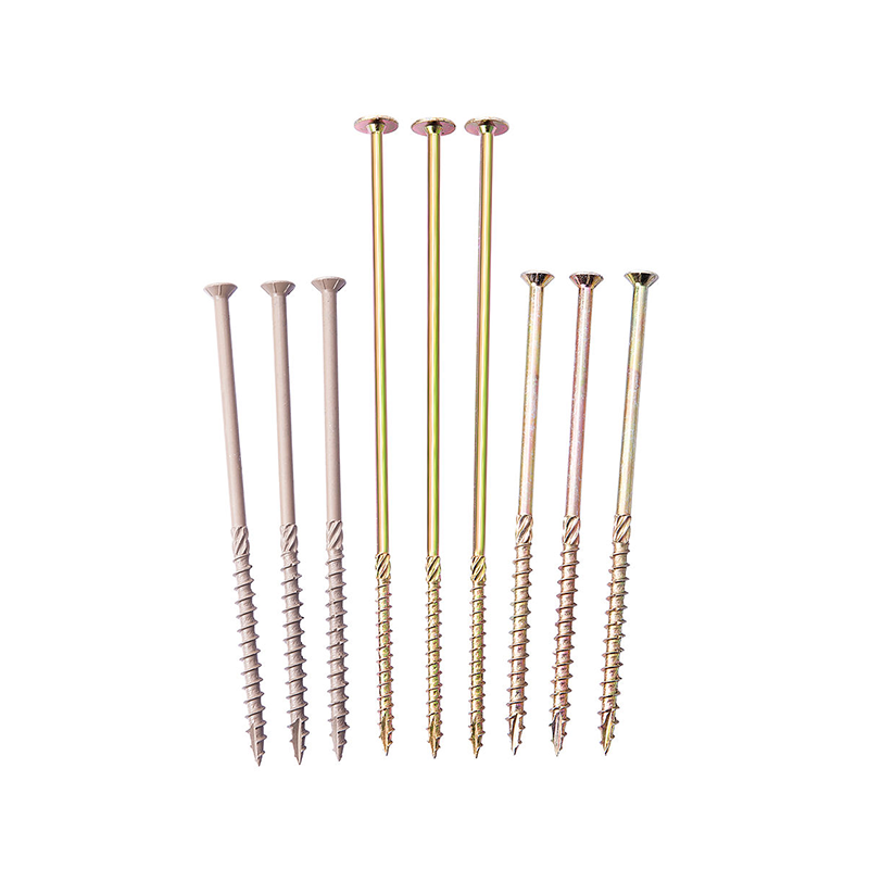 Tornillos avellanados para cuerda de paja